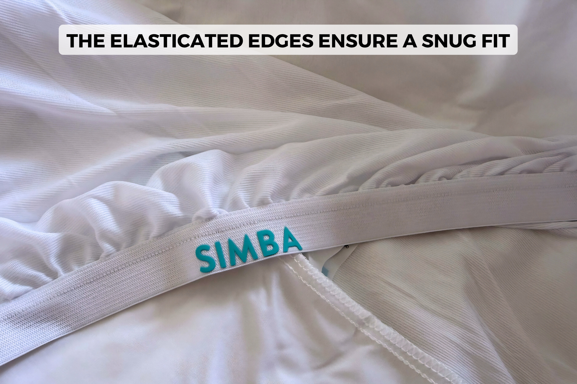 simba mattress protector elasticated edges